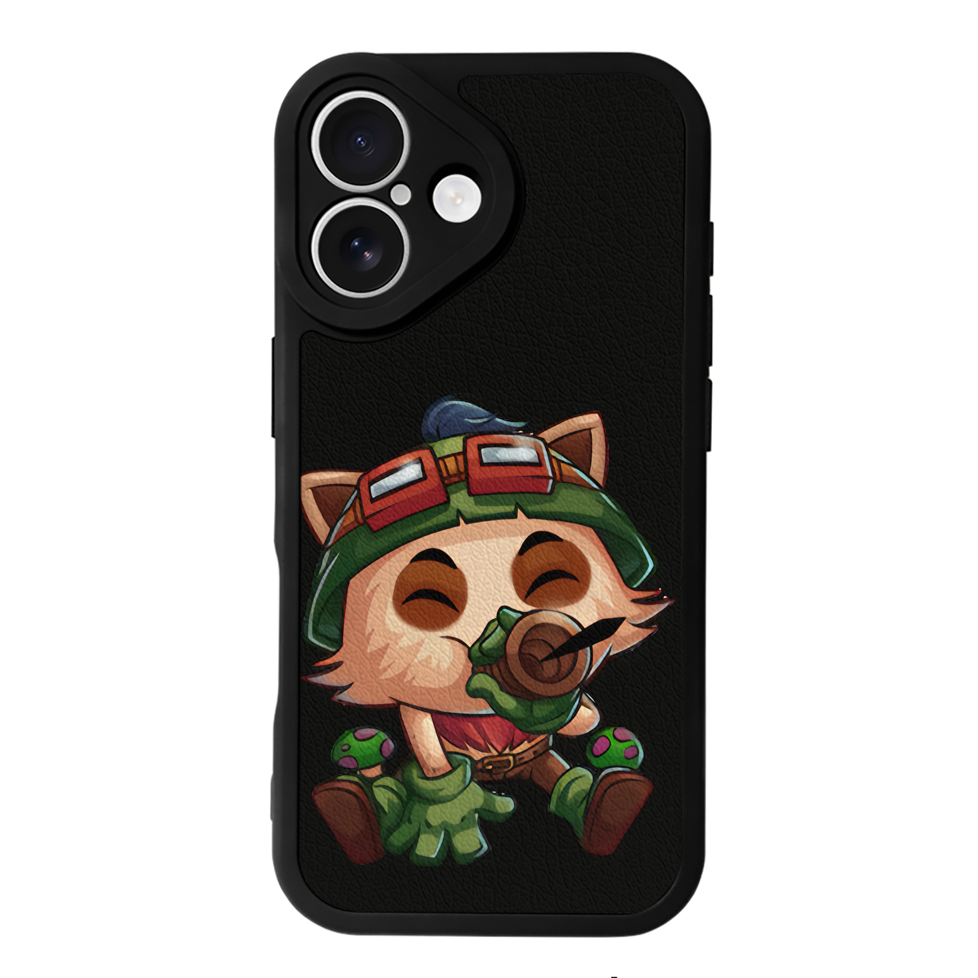 （画像用） リーグ・オブ・レジェンド League of Legends LOL 【iPhone 16シリーズ対応】シリコンスマホケース（レザー調） 材質：シリコン